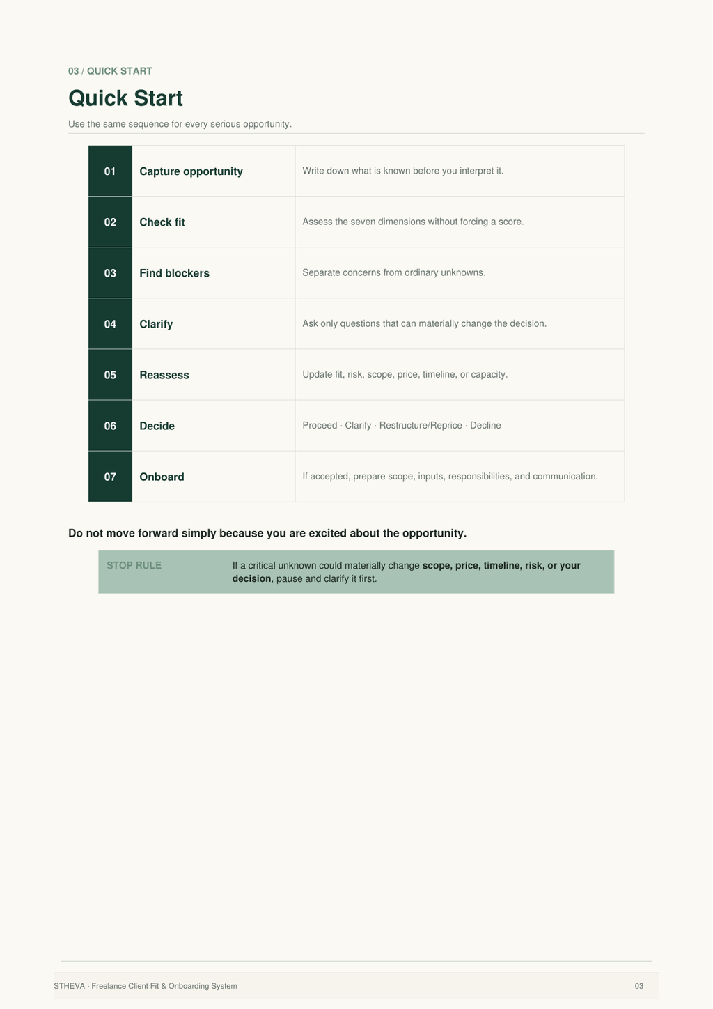 Freelance Client Fit & Onboarding System