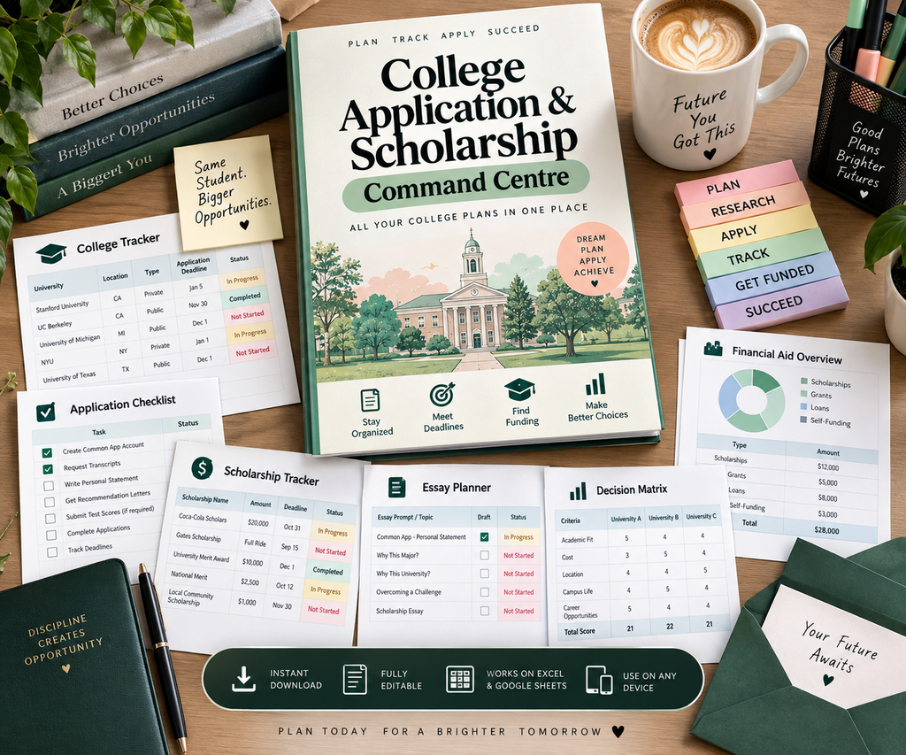 College Application & Scholarship Command Center