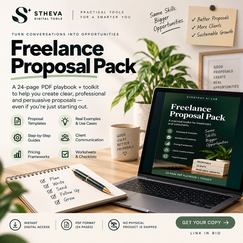 Freelance Proposal Pack — Hero banner
